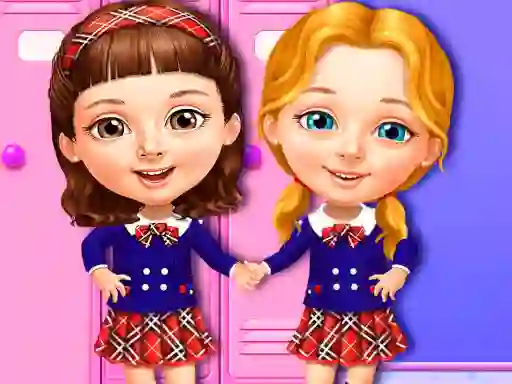 Spēle Sweet Baby Girl Cleanup Messy School online