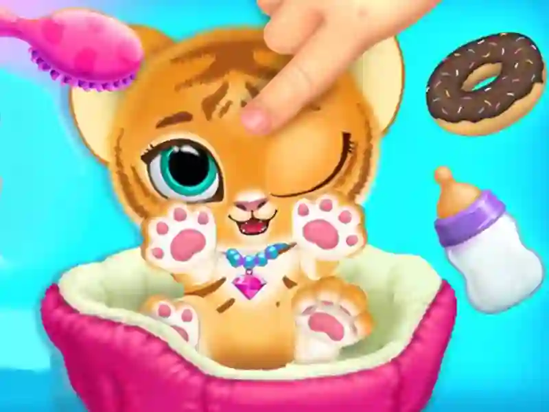 Spēle Baby Tiger Care online