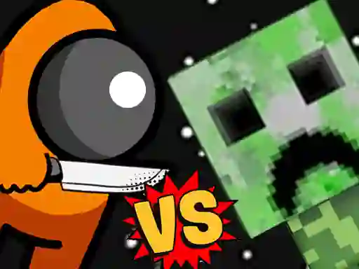 Spēle Among vs Creeper Fight online