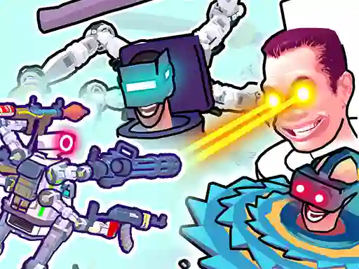 Spēle Agent Walker vs Skibidi Toilets online