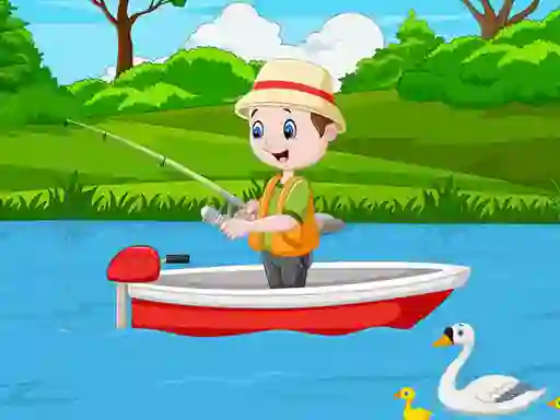Spēle Fishing Jigsaw online