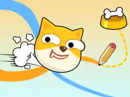 Spēle Doge Rush Draw Home Puzzle online
