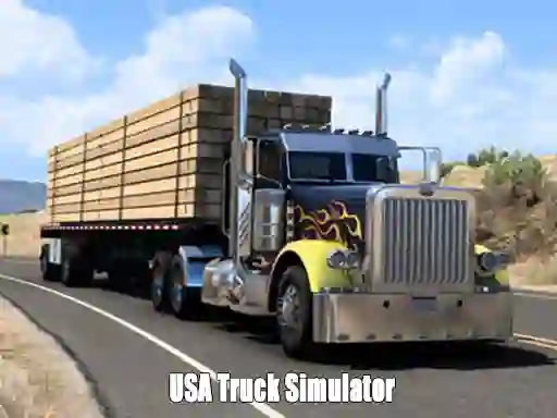 Spēle USA Truck Simulator 2024 online