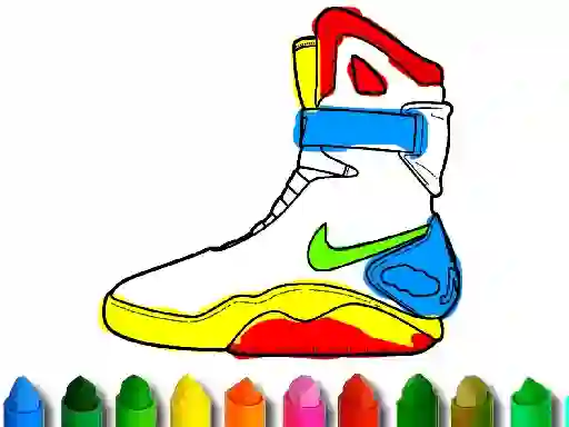 Spēle Back To School: Shoe Coloring online
