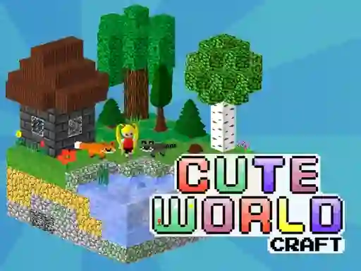 Spēle Cute World Craft online