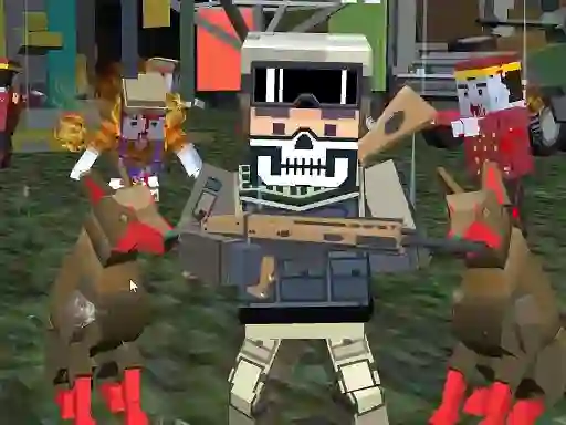 Spēle MultiGun Arena 3D Zombie Survival online
