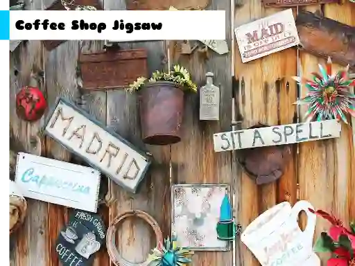 Spēle Coffee Shop Jigsaw online