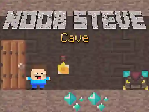 Spēle Noob Steve Cave online