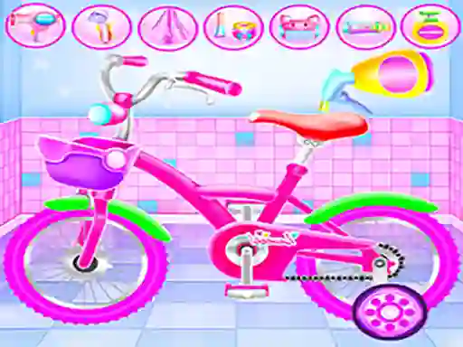 Spēle Girl Bike Fix & Washing Salon online