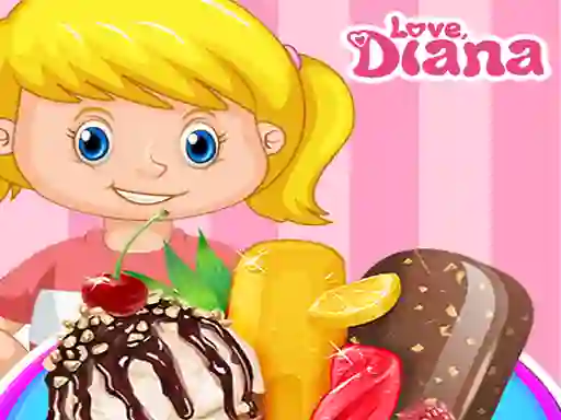 Spēle Ice Cream love Diana online
