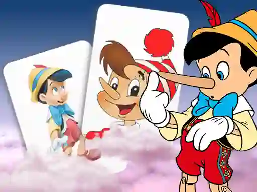 Spēle Pinocchio Memory card Match online