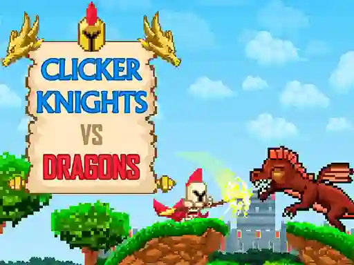 Spēle Clicker Knights Vs dragons online
