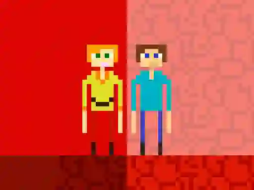 Spēle Two Player Stick Steve and Alex online