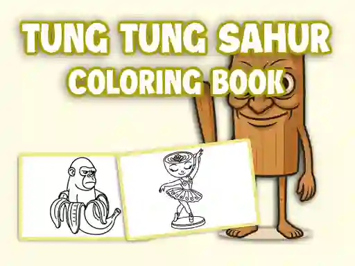 Spēle Tung Tung Sahur Coloring Book online