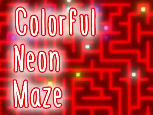 Spēle Colorful Neon Maze online