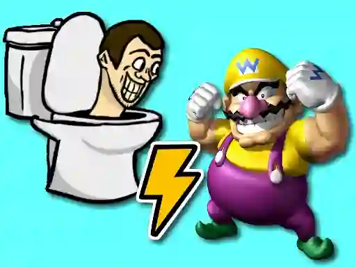 Spēle Skibidi Toilet vs Wario online