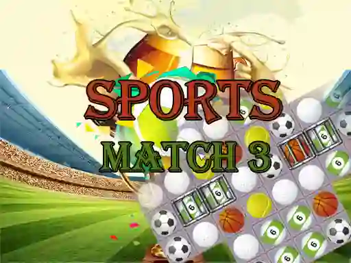 Spēle Sports Match 3 online