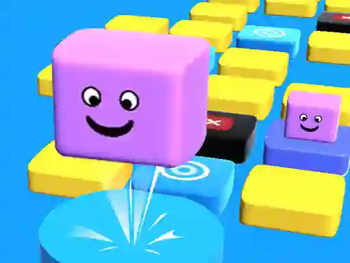Spēle Jump Stacky Cube 3D online