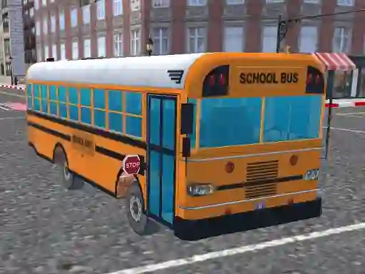 Spēle Bus School Park Driver online
