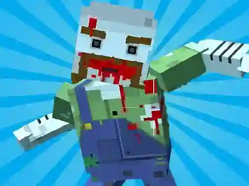 Spēle Blocky Gun Warfare Zombie online