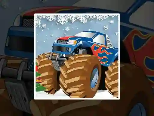Spēle Winter Monster Truck Puzzles online