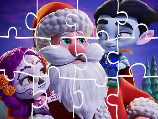 Spēle Super Monsters Christmas Jigsaw online