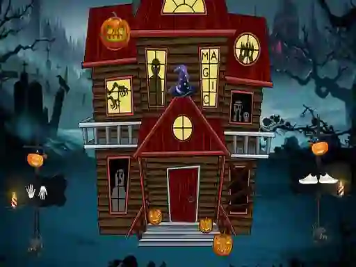Spēle Halloween Magic Lady Escape online