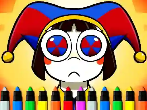 Spēle Digital Circus Coloring Adventure online