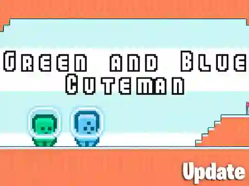 Spēle Green and Blue Cuteman online