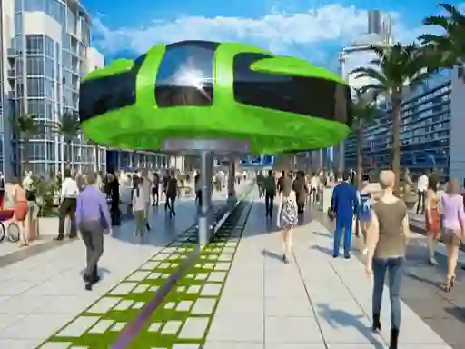 Spēle Gyroscopic Elevated Bus Simulator Public Transport online