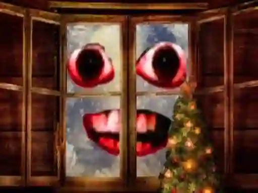 Spēle New Year: Santa Claus outside the window online
