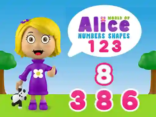 Spēle World of Alice Numbers Shapes online