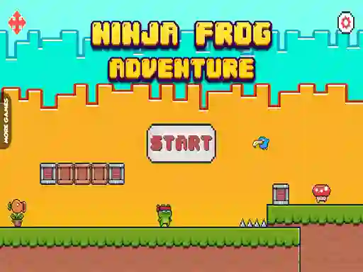 Spēle Ninja Frog Adventure online