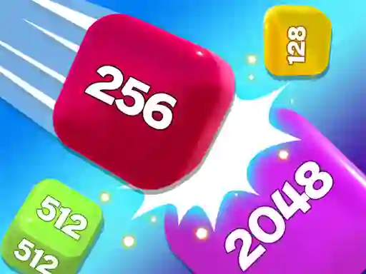 Spēle Chain Cube 2048: 3D Merge Game online