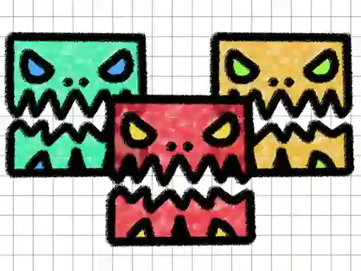Spēle Geometry Dash Paper Note online