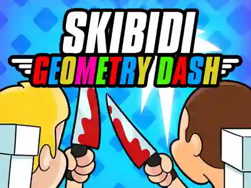 Spēle Skibidi Geometry Dash online