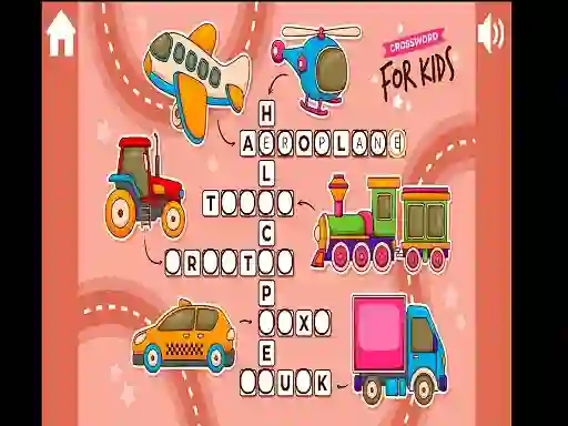 Spēle Crossword for Kids online