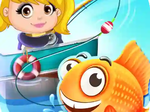 Spēle Nastya Fishing game online