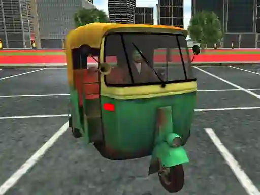 Spēle TukTuk Rickshaw City Driving Sim online
