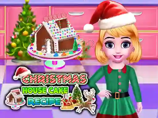 Spēle Christmas House Cake Recipe online