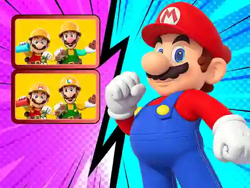 Spēle Mario spot The Differences online