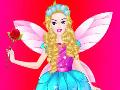 Spēle Barbie Angel Dress up online