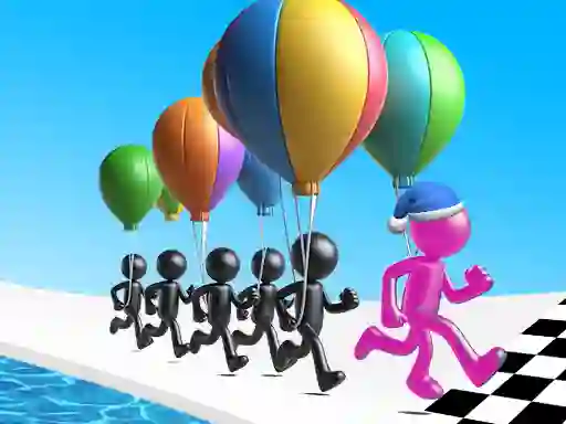 Spēle Ballon Race 3D online