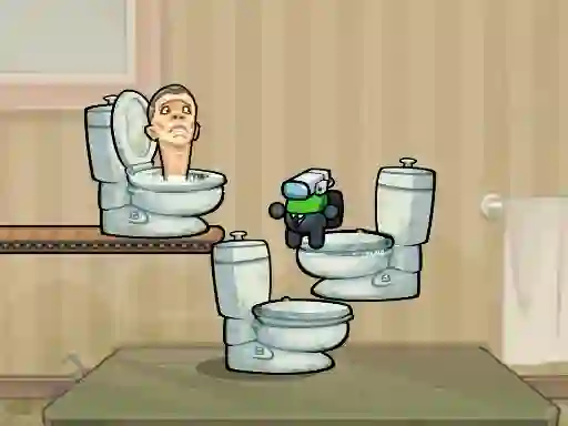 Spēle Impostor Jump Skibidi Toilet online