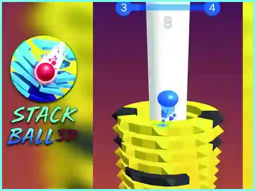 Spēle Stack Bounce Ball 3d online