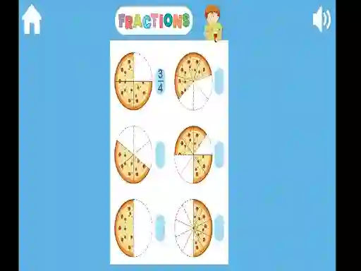 Spēle Fractions online