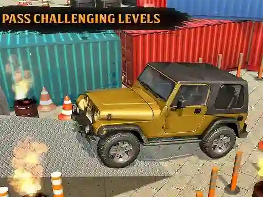 Spēle Classic Real 4x4 Jeep Parking Drive Game online