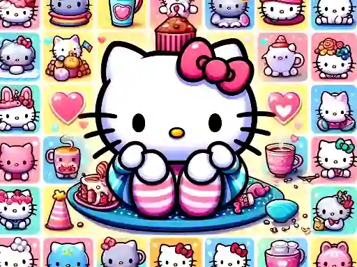 Spēle Cute Kitty Memory Challenge online