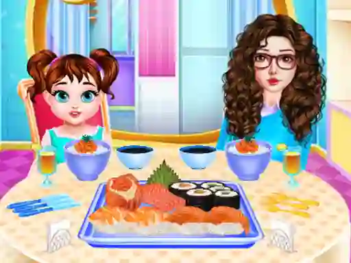 Spēle Baby Taylor Sushi Cooking online