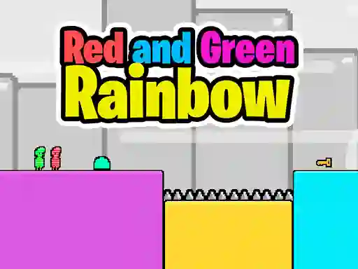 Spēle Red and Green Rainbow online